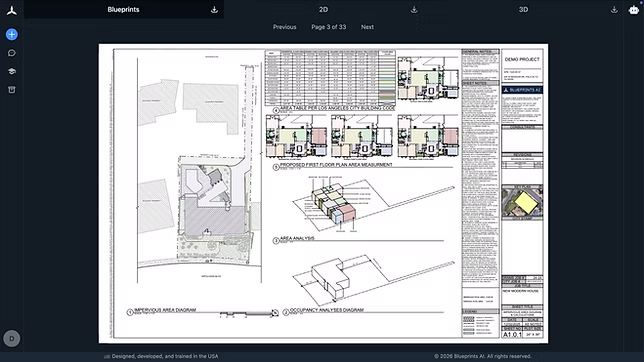 Blueprints AI — Data Center construction documents